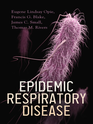 cover image of Epidemic Respiratory Disease